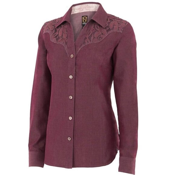Noble Outfitters L/S Bluegrass Button Lace Overlay - Picture 4 of 8